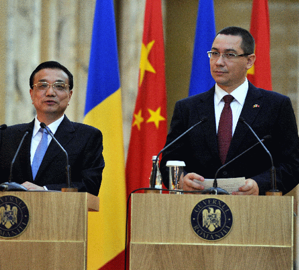 Primul-ministru Victor Ponta şi primul-ministru al Consiliului de Stat al Republicii Populare Chineze, Li Keqiang.