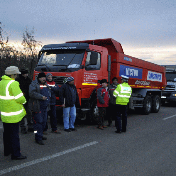 Greva transportatorilor de marfă va afecta întreaga industrie