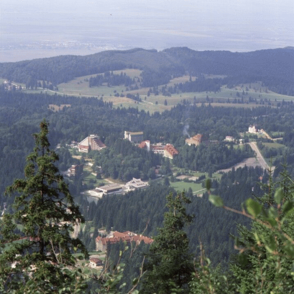 Derdeluş pe şine, în Poiana Braşov