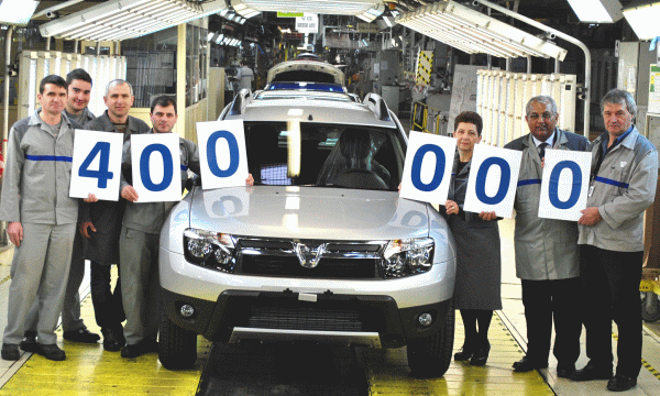 Renault a produs 1 milion de SUV-uri Duster în 4 ani