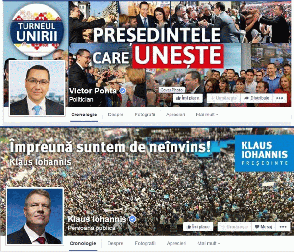 Ponta are mai mulţi fani, ai lui Iohannis sunt mai activi!