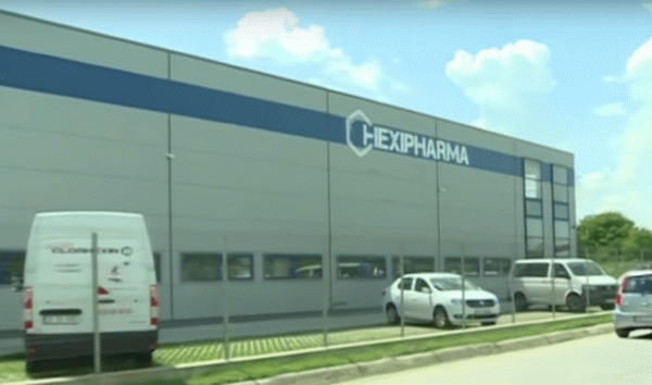 Sediul Hexi Pharma (Sursa foto: captură Youtube)