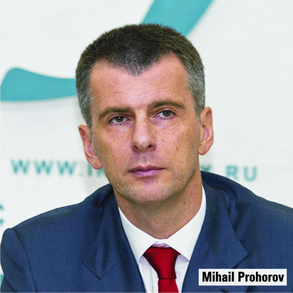 Miliardarul rus Mihail Prohorov îşi vinde activele