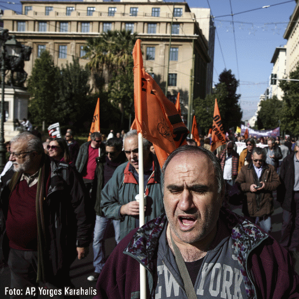 Sectorul public din Grecia, în grevă