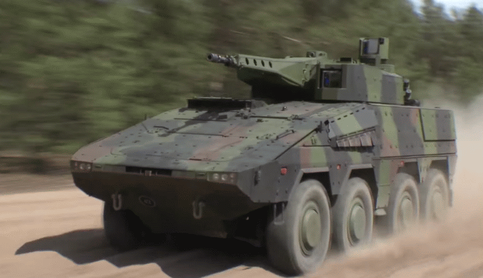 Transportor Rheinmetall Boxer (Sursa foto: captură Youtube)