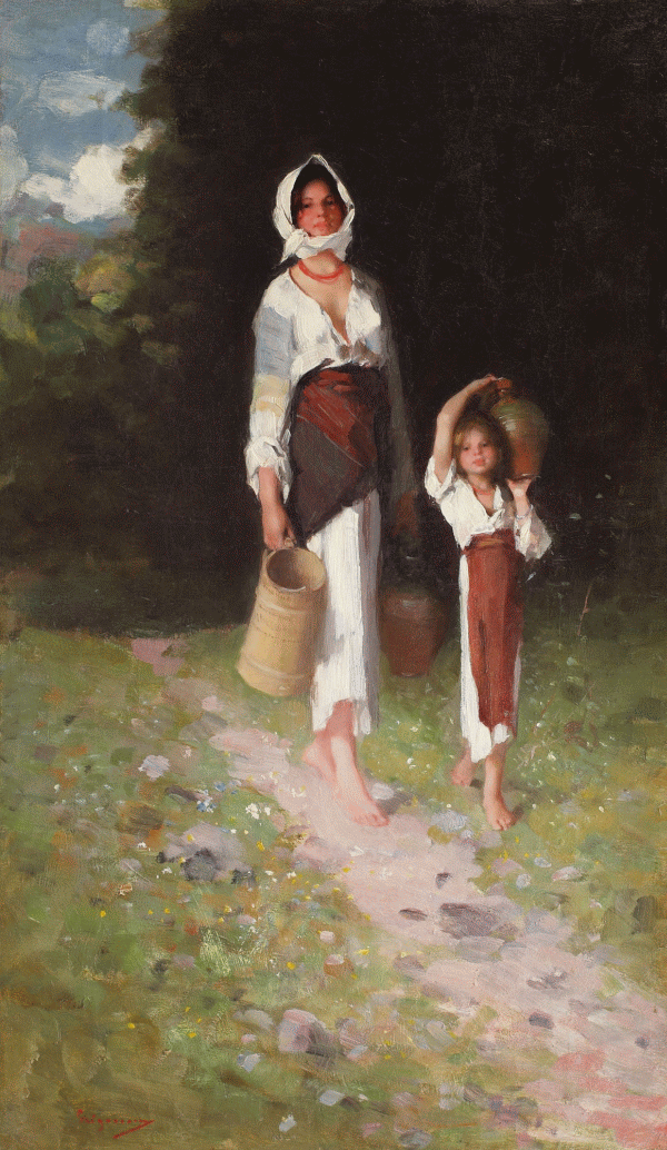 Nicolae Grigorescu - "Ţărăncuţe."