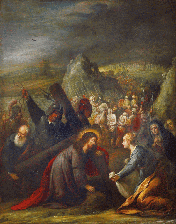 Frans Francken II. Drumul Crucii.