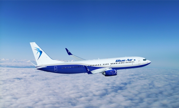 Blue Air lansează noi rute din Bucureşti şi Iaşi