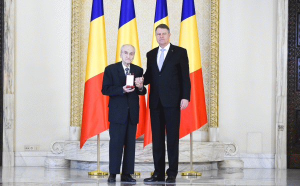 Mircea Ionescu Quintus şi Klaus Iohannis (Sursa foto: Presidency.ro)