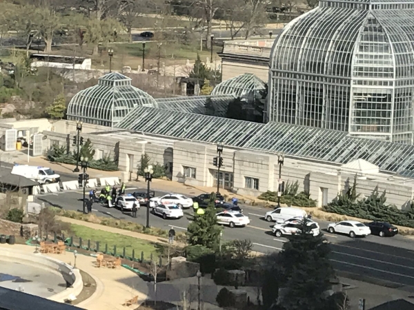 Scena din apropierea Capitoliului (Sursa foto: Twitter)