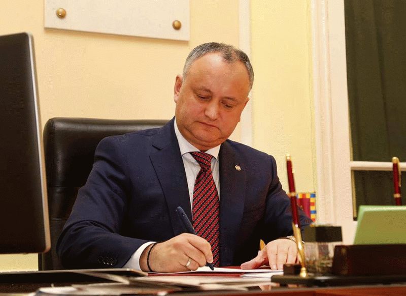 Igor Dodon (Sursa foto: Facebook)