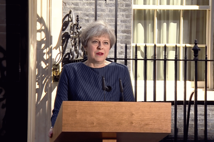 Theresa May (Sursa foto: captură Youtube)