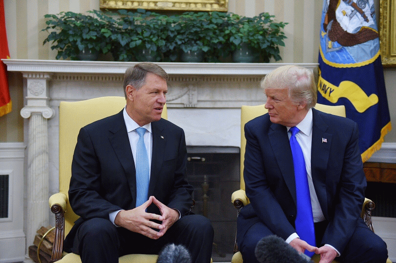 Klaus Iohannis şi Donald Trump (Sursa foto: Presidency.ro)