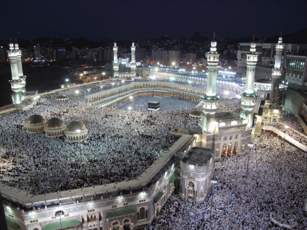 Moscheea al-Haram din Mecca (Sursa foto: Wikipedia)