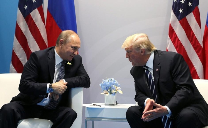 Vladimir Putin şi Donald Trump (Sursa foto: Facebook)