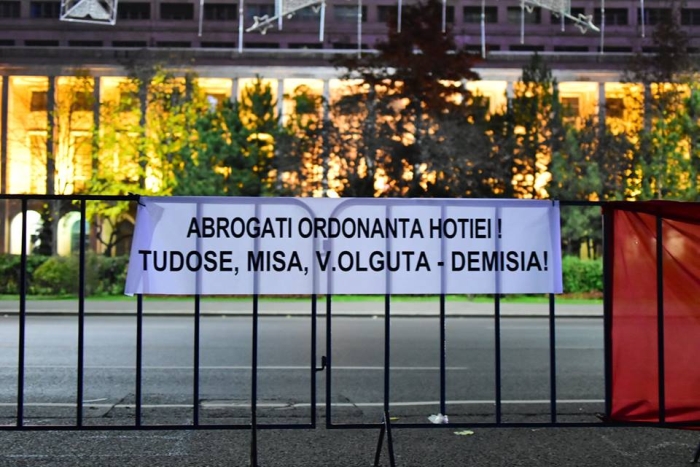 Protest antiguvernamental (Sursa foto: Facebook/ Corupţia Ucide)