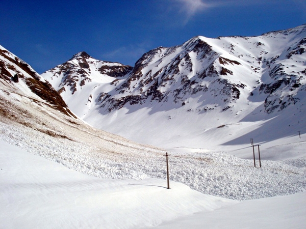 Avalanşă în Munţii Călimani