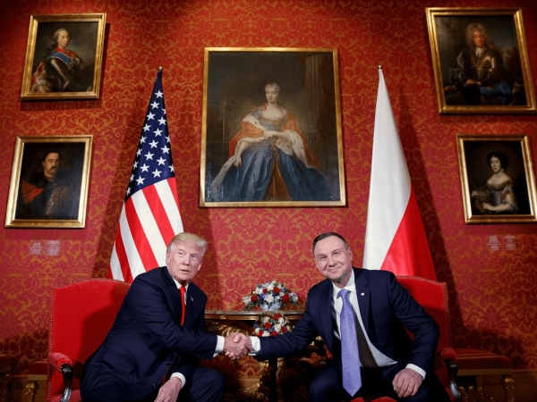 Donald Trump şi Andrzej Duda (Sursa foto: Twitter)