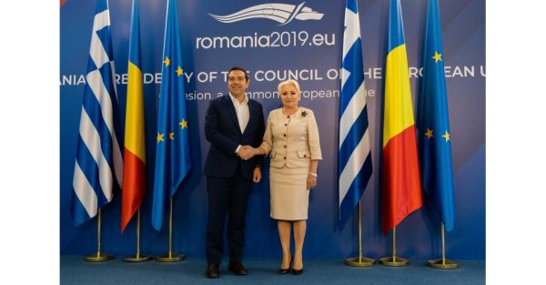 Alexis Tsipras şi Viorica Dăncilă (Sursa foto: Gov.ro)