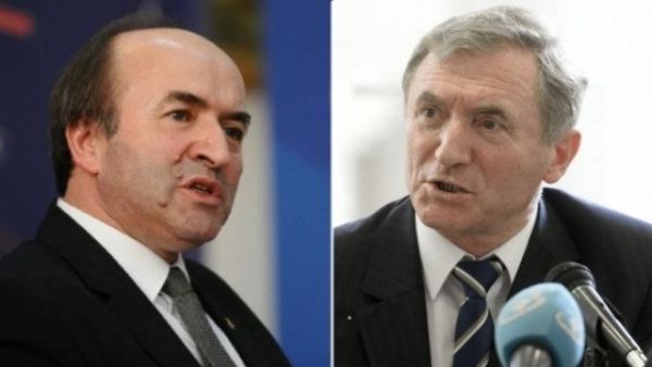 Tudorel Toader şi Augustin Lazăr (Sursa foto: Twitter)