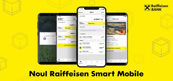 Raiffeisen Bank lansează noi aplicaţii mobile