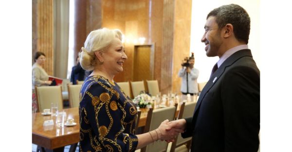 Viorica Dăncilă şi Abdullah Bin Zayed Al Nahyan (Sursa foto: Gov.ro)