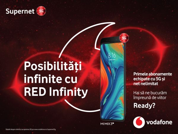 Vodafone lansează abonamente 5G în ţara noastră