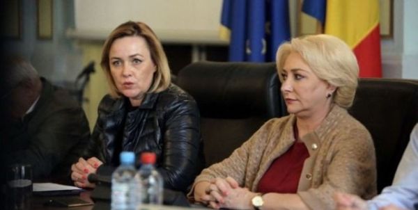 Carmen Dan şi Viorica Dăncilă (Sursa foto: Twitter)