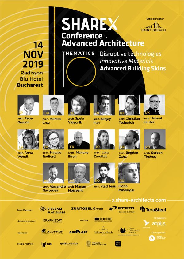 Conference for Advanced Architecture va avea loc pe data de 14 noiembrie