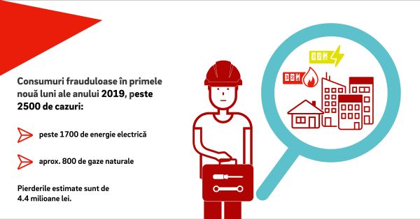 Delgaz Grid a depistat peste 2.500 de cazuri de consum fraudulos de energie şi gaze