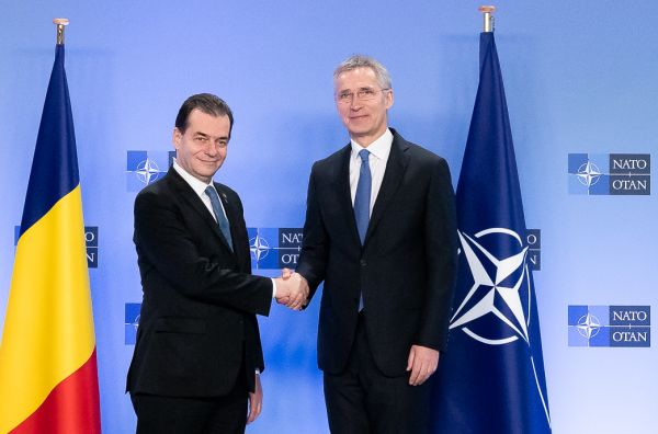 Ludovic Orban, la întâlnirea cu secretarul general NATO, Jens Stoltenberg