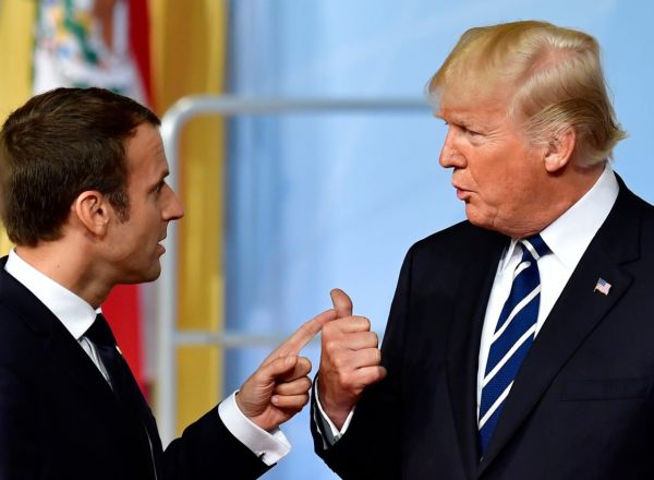 Emmanuel Macron, Donald Trump