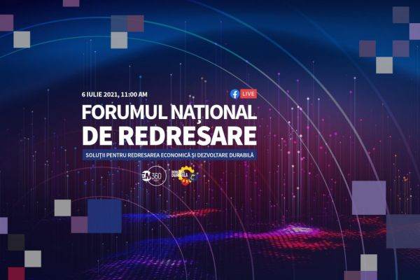 Mecanismul de redresare şi rezilienţă, pe agenda Forumul Naţional de Redresare de astăzi