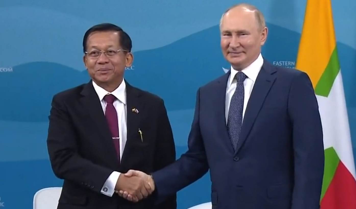 Vladimir Putin îl primeşte pe şeful juntei birmane Min Aung Hlaing la Vladivostok