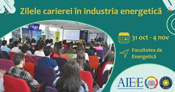 AIEE organizează evenimentul "Zilele carierei în industria energetică"