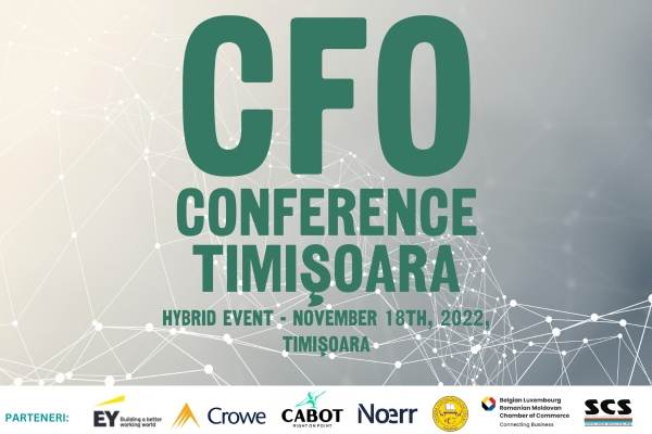 BusinessMark organizează la Timişoara prima ediţie CFO Conference