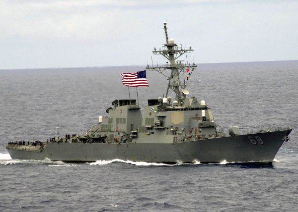 Distrugătorul american USS Milius a navigat prin Strâmtoarea Taiwan