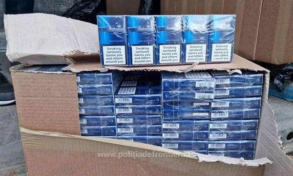 Ţigări de contrabandă în valoare de aproximativ 2,3 milioane de euro, găsite de poliţiştii de frontieră din Giurgiu 