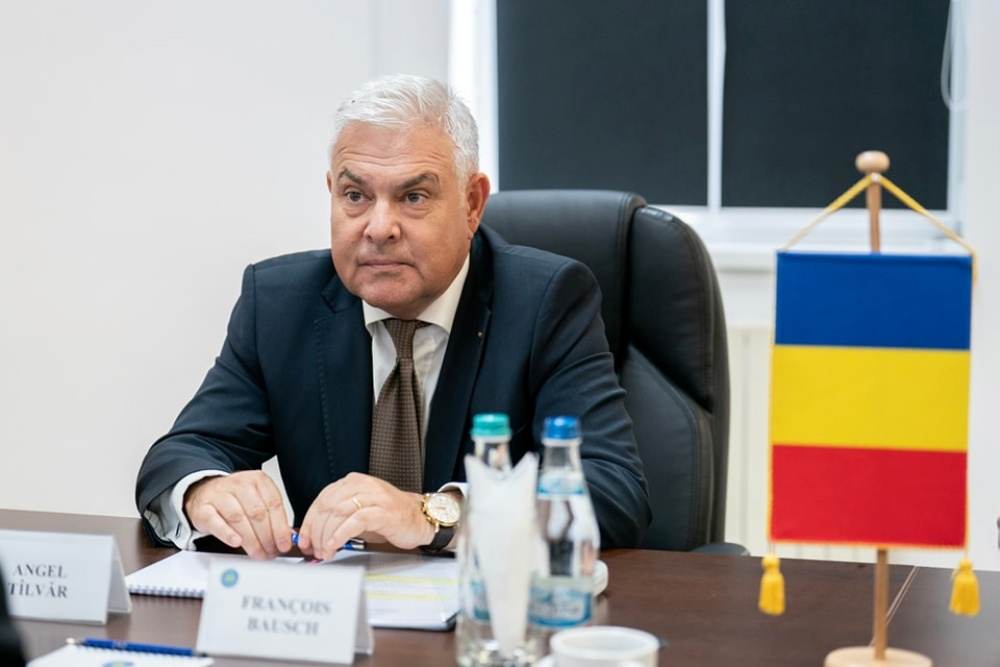 Angel Tîlvăr l-a primit la Ministerul Apărării pe ambasadorul Germaniei