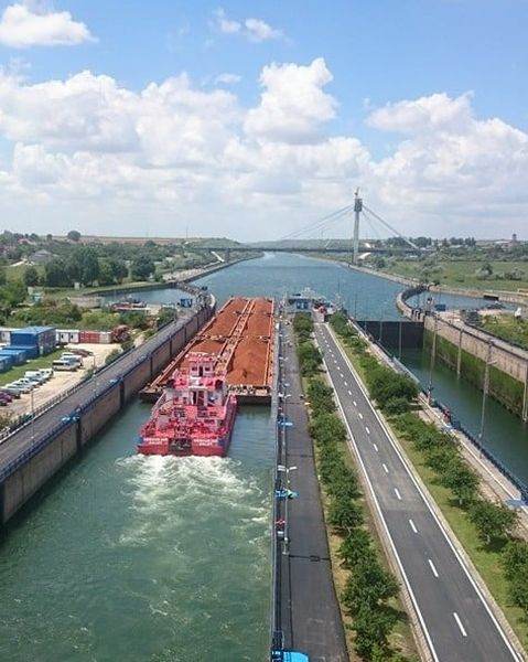 Sursa foto: facebook / Compania Naţională Administraţia Canalelor Navigabile SA