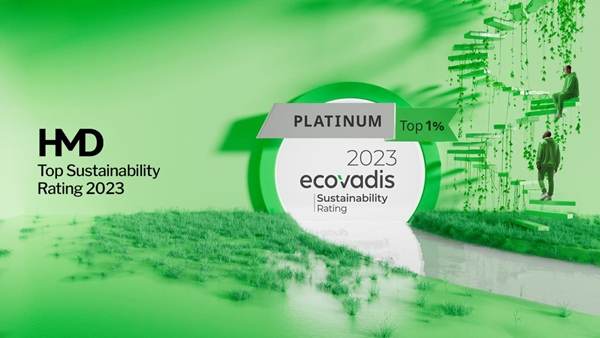 HMD Global Oy a primit pentru a doua oară rating-ul EcoVadis Platinum