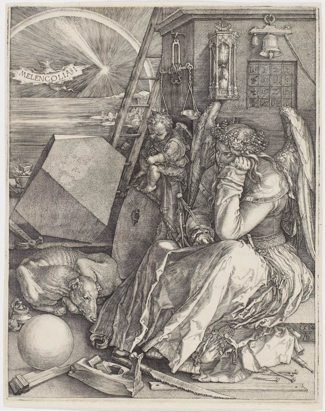 Albrecht Durer (1471-1528) - "Melencolia I" (1514)