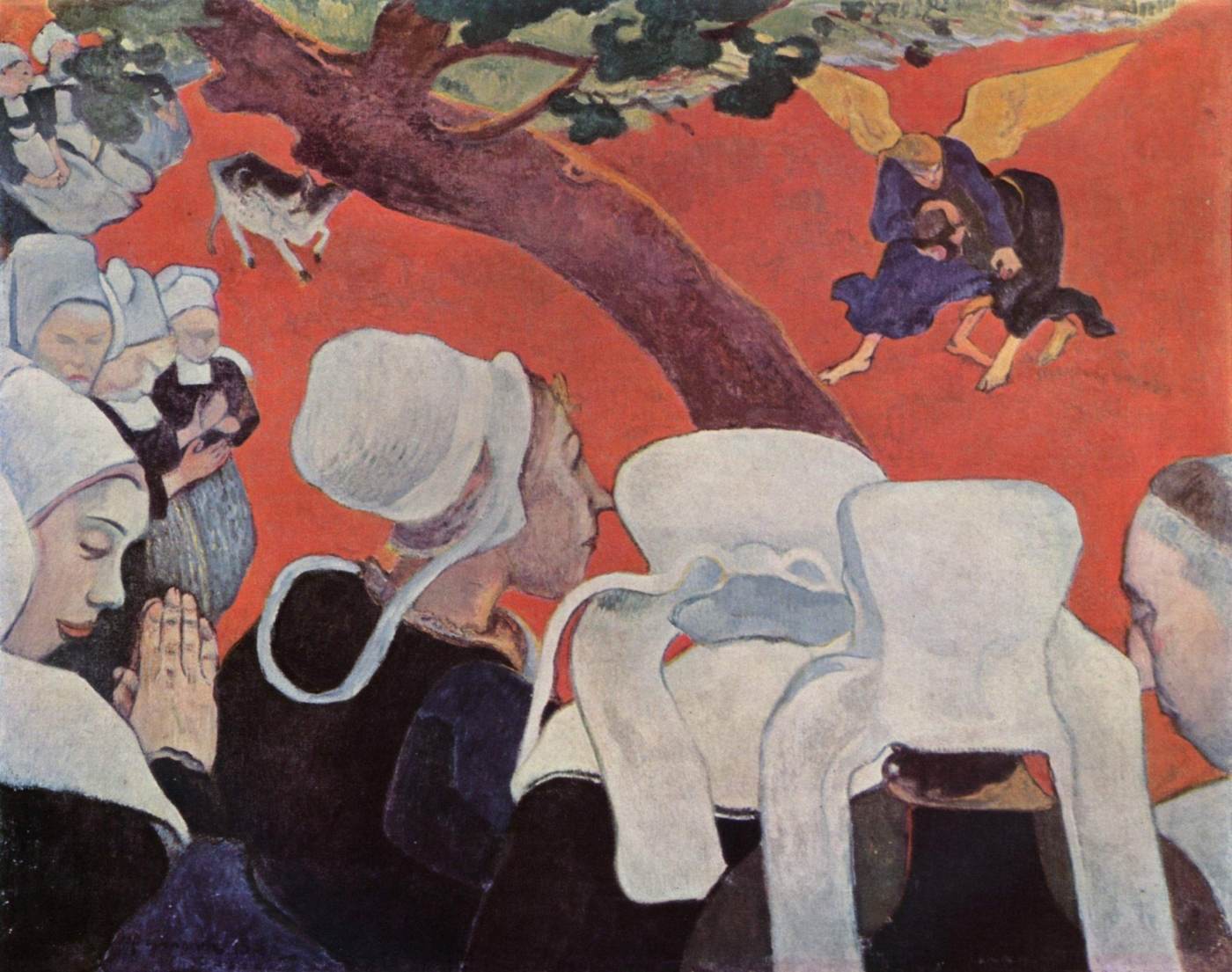 Paul Gauguin (1848-1903) - "The Vision after Sermon" (1888)