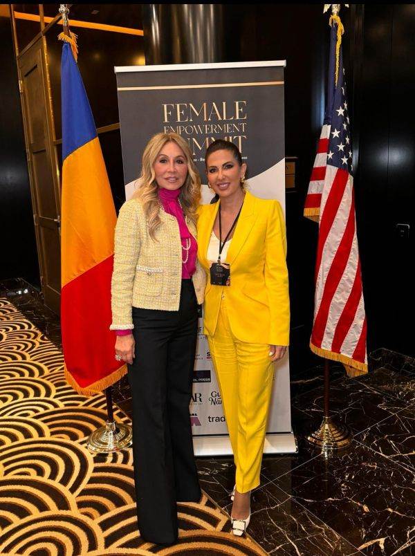 Dr. Dana Miricioiu, alături de Anastasia Soare, CEO Anastasia Beverly Hills, la Female Empowerment Summit