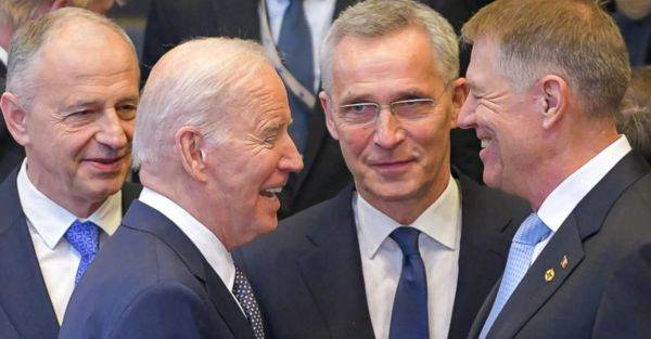 Mircea Geoană, Joe Biden, Jens Stoltenberg, Klaua Iohannis