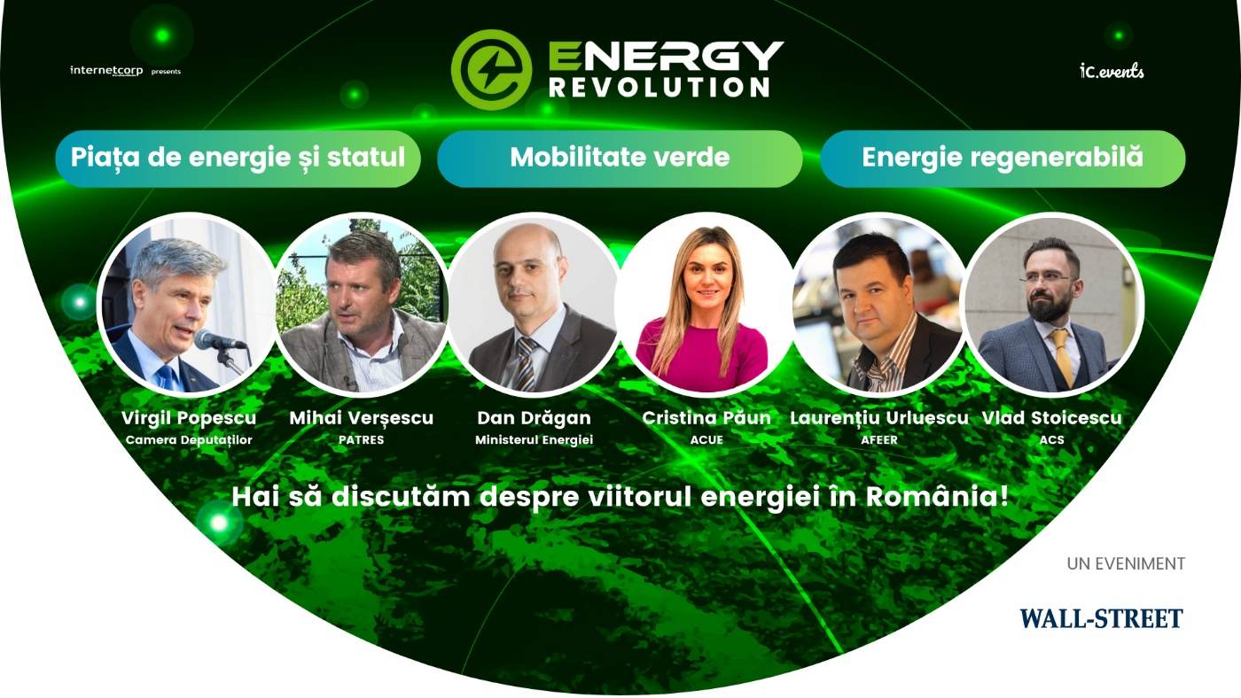 Wall-Street.ro organizează evenimentul "Energy R/Evolution 2024"