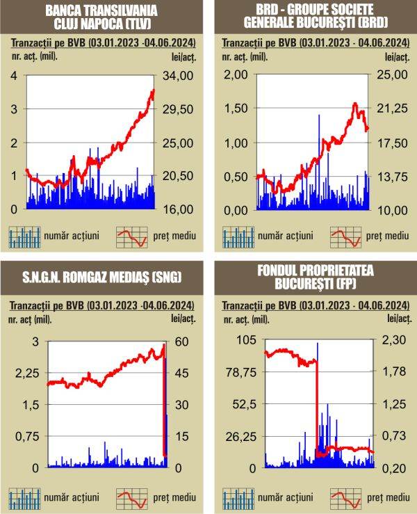 Tranzacţii de 65 milioane lei, sub media zilnică a anului 