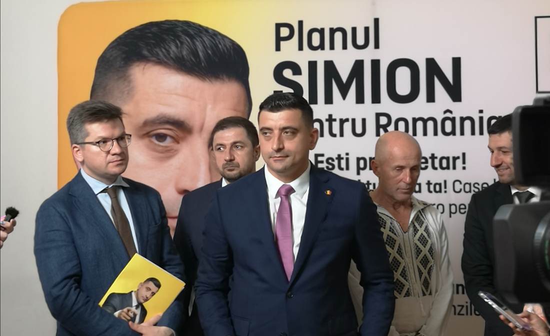 George Simion promite locuinţe ieftine pentru cetăţeni şi tăierea ajutoarelor sociale, dacă va fi ales preşedinte