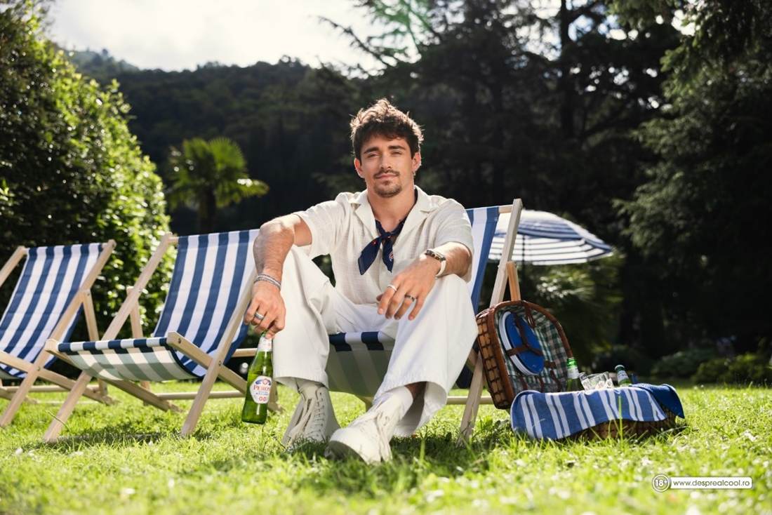 Peroni Nastro Azzurro 0.0% alcool anunţă un parteneriat cu Charles Leclerc, ambasador global al brandului