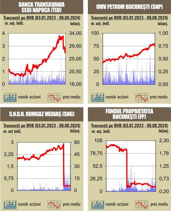 Tranzacţii de 50 milioane lei, cu mult sub media zilnică a anului 